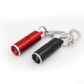 LED Keychain Light avec des cellules de boutons Porte-clous de la lampe de poche